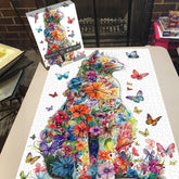 Pun puzzle 1000 pezzi di puzzle gatto farfalla 1000 pezzi